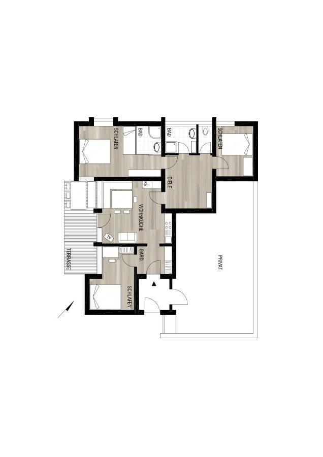 Ferienwohnung Haus Güatli Gaschurn Exterior foto
