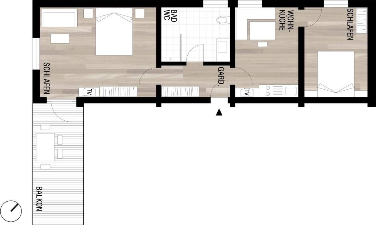 Ferienwohnung Haus Güatli Gaschurn Exterior foto